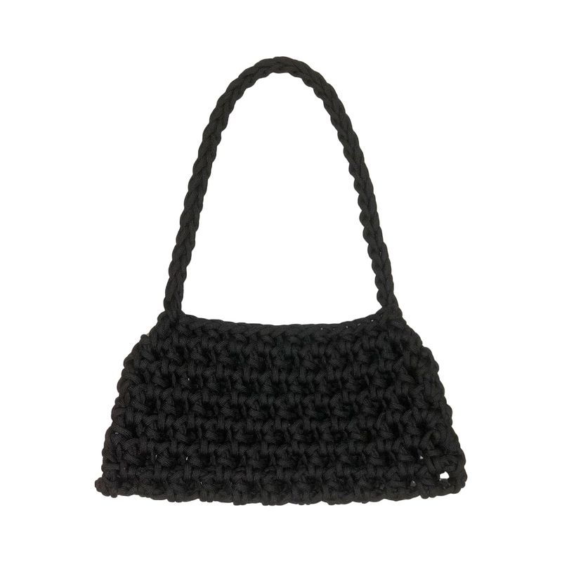 empty room(エンプティールーム)の「fruit net hobo bag (black)(Bags)」