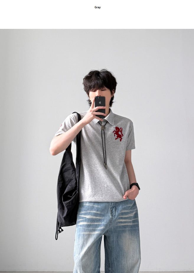 Maive Half Collar T-Shirt