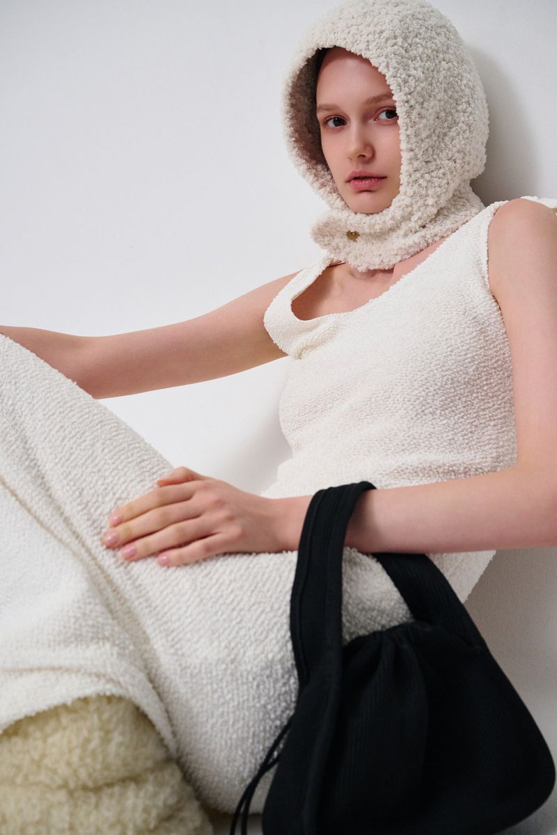 SIMP knit balaclava_white