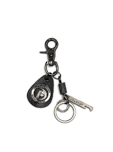 Pepper leather opener keyring
