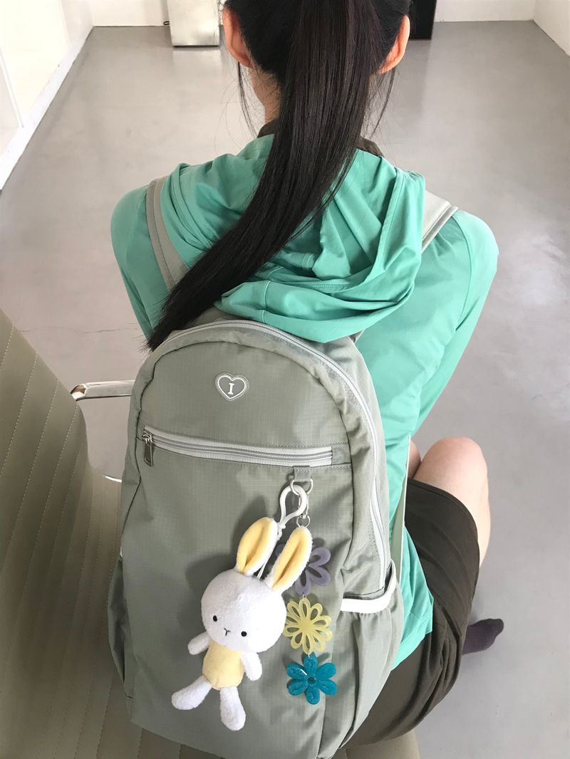Love walk backpack - Sage gray