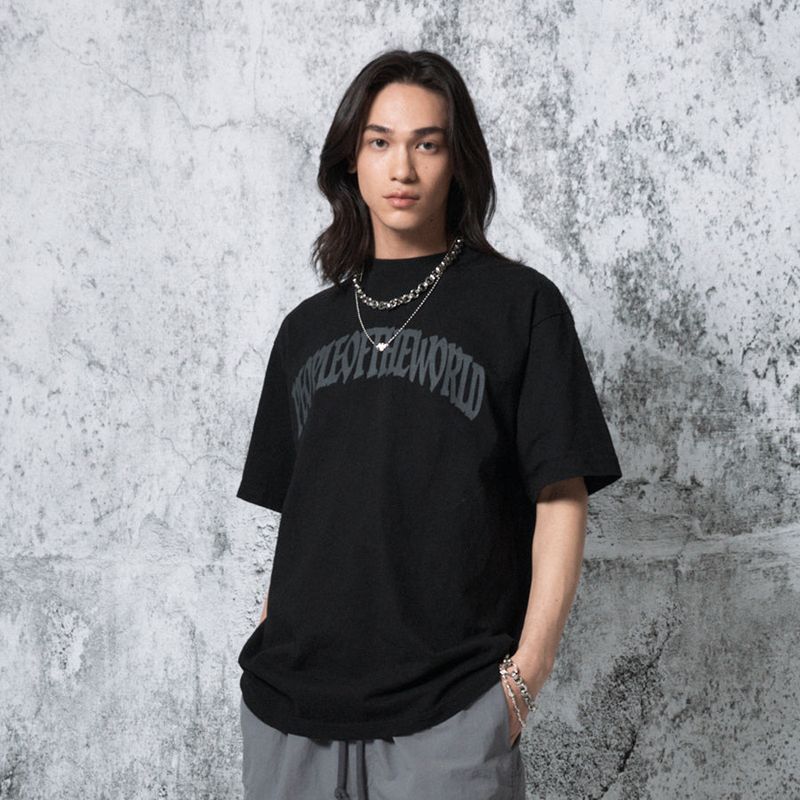 Archi logo Basic T-shirt (BLACK)