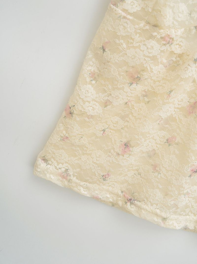 Elin Lace Floral Sleeveless