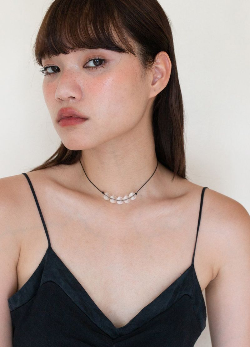 Bubble Necklace - Crystal