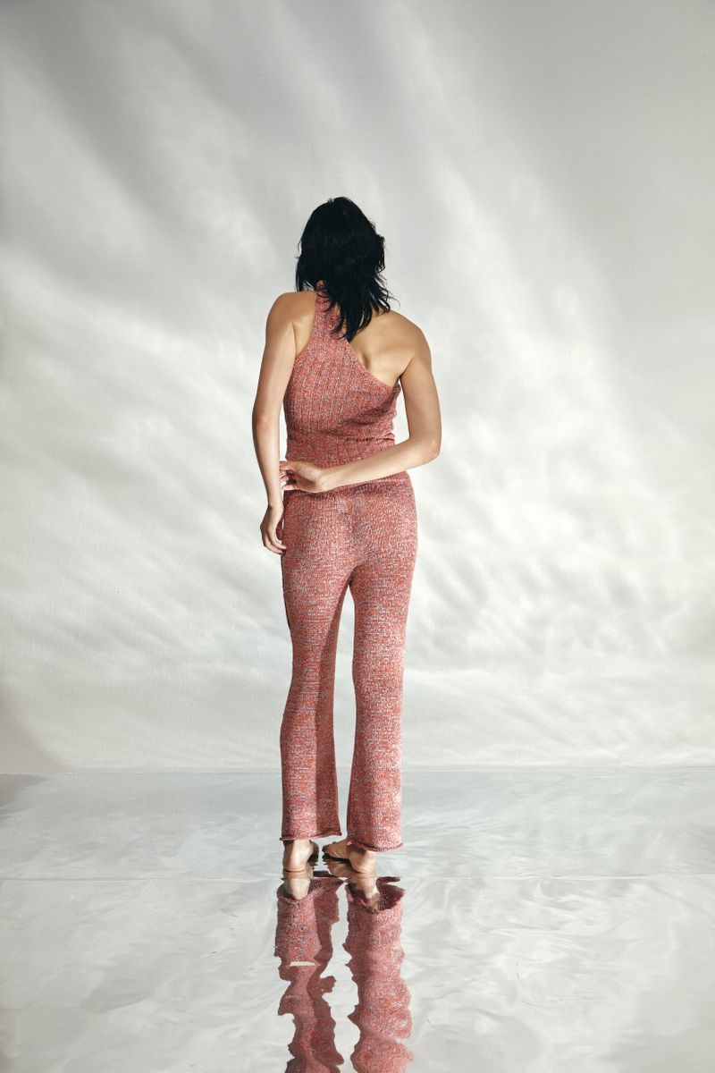 KNIT AND PROMISE Cut Out Pants