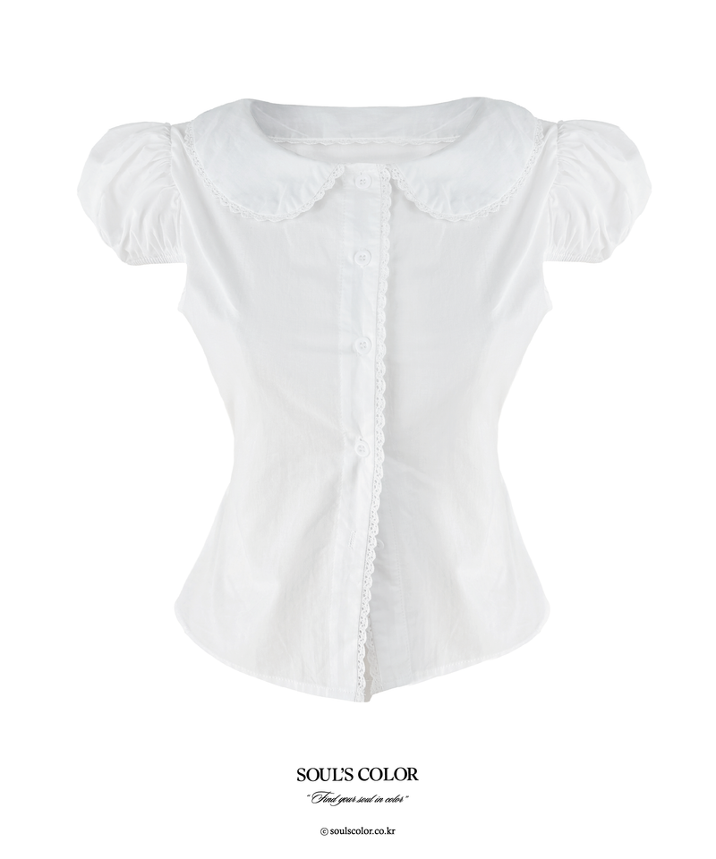 Lily Lace Puff Blouse