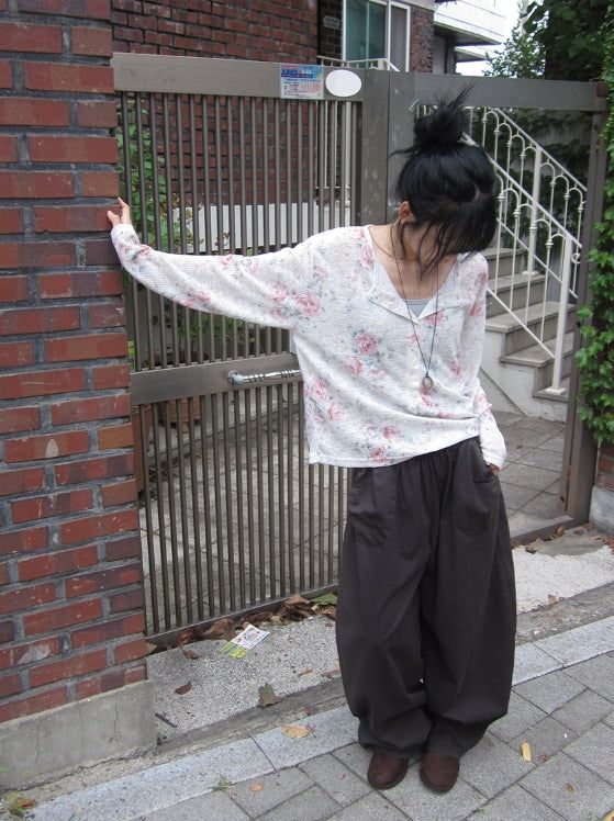26FW★ [BAONHAUS] Poiden Balloon Banding Wide Pants