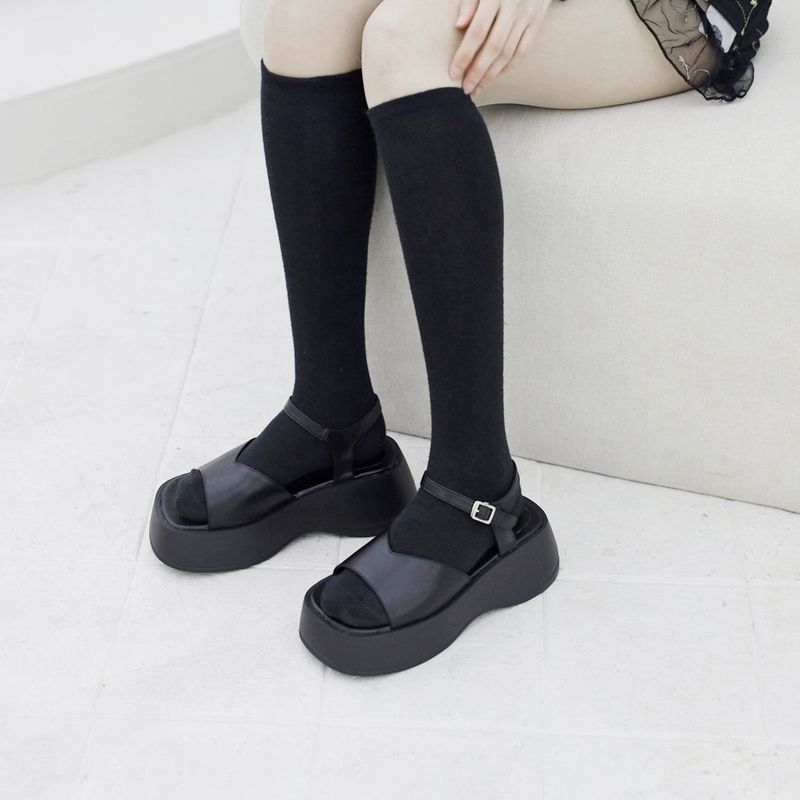 Shimo open toe hoop sandals