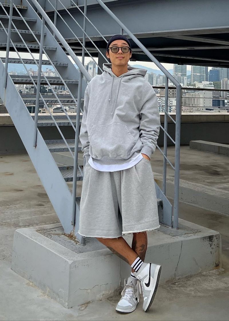 Essential flared half Pants 4COLOR