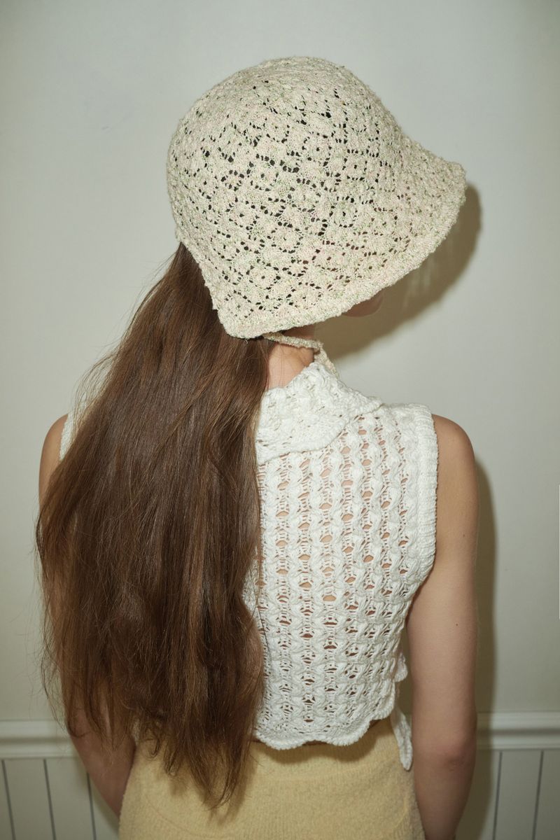 JARDIN bonnet hat_flower