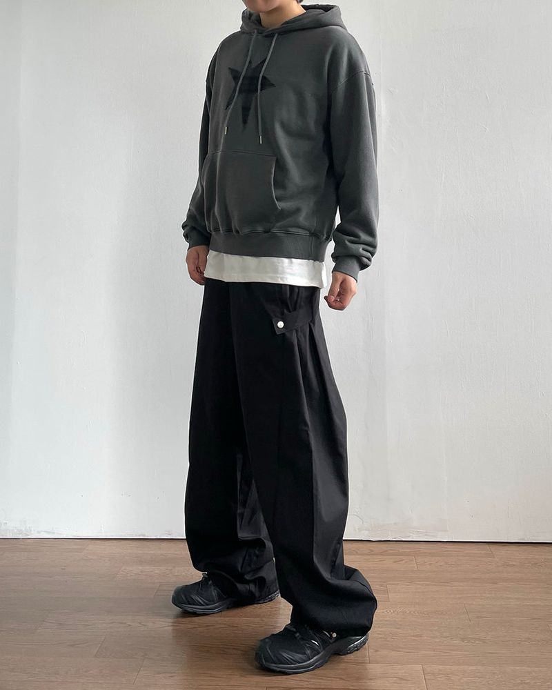 Sans Snap Cotton Pants