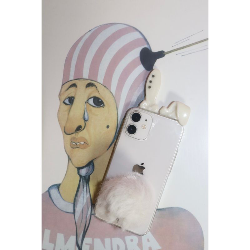 Naughty Bunny Case (white)