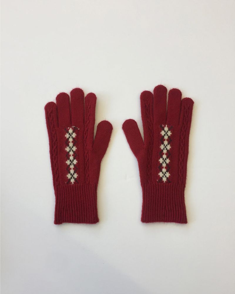 Lette Argyle Gloves (6 Colors)