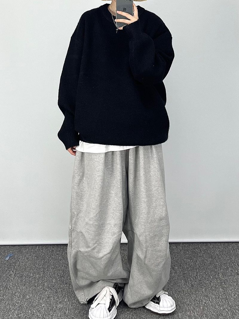 wool knit sweatshirt