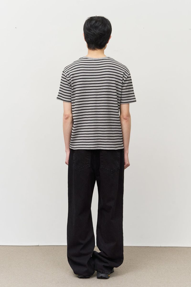 Lofi Striped Waffled Top