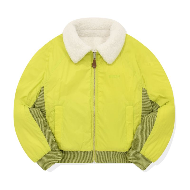 CHERRY REVERSIBLE OUTDOOR JACKET [LIME]