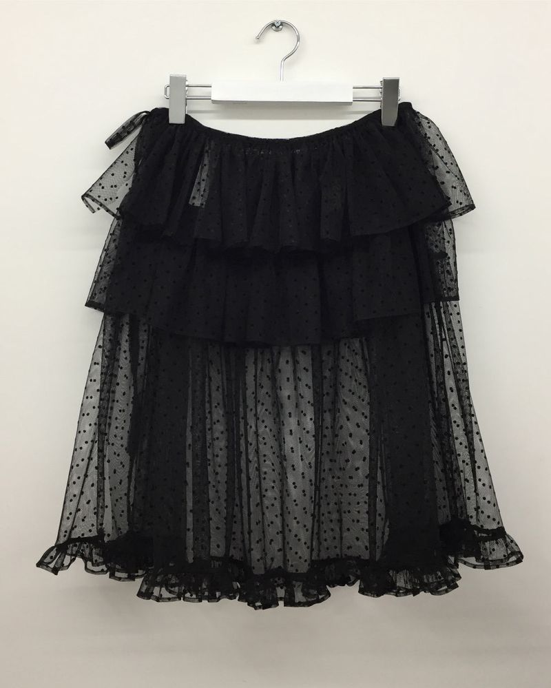 Glass Dot Layer Skirt (3color)