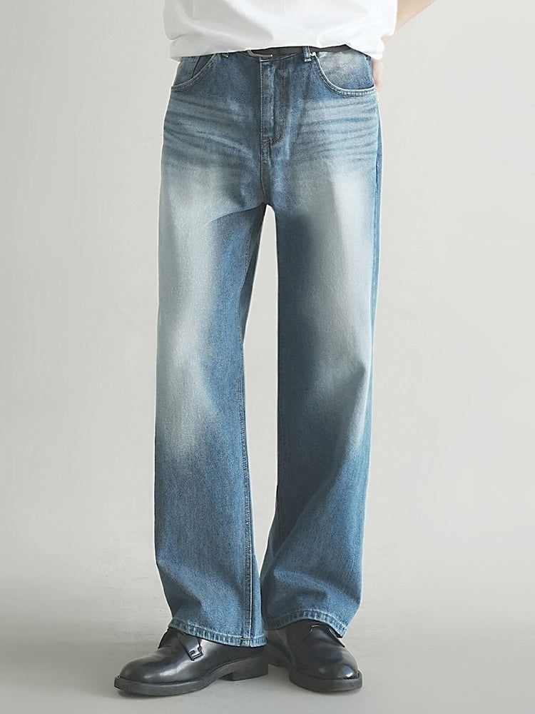 WAAR(ワル)の「M194 BRUSH WIDE DENIM PANTS_DEEP BLUE(Pants)」