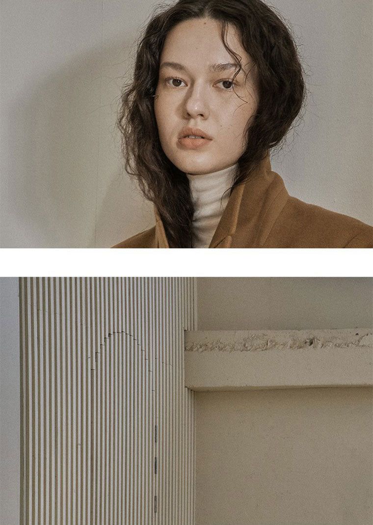 ASYM COAT_CAMEL