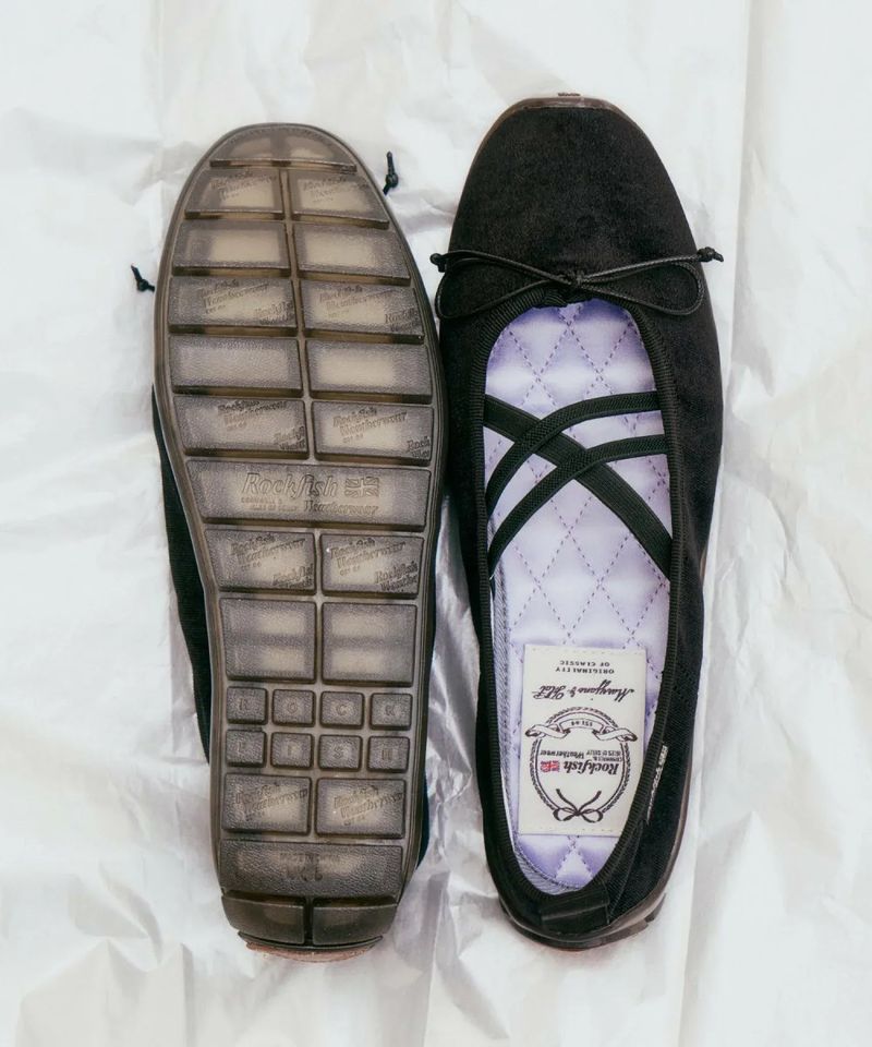 BELLA CROSS BANDING FLATS(PEBBLE SOLE)
