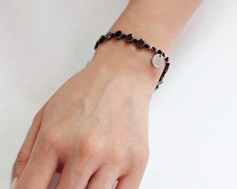 GEM STONE HEMATITE BRACELET