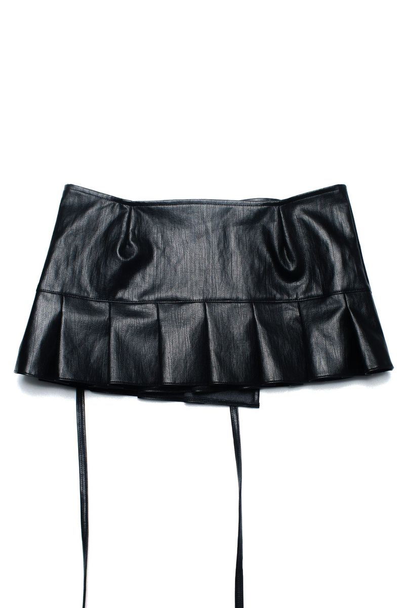 [MADE] Pleated Wrap Skirt 001