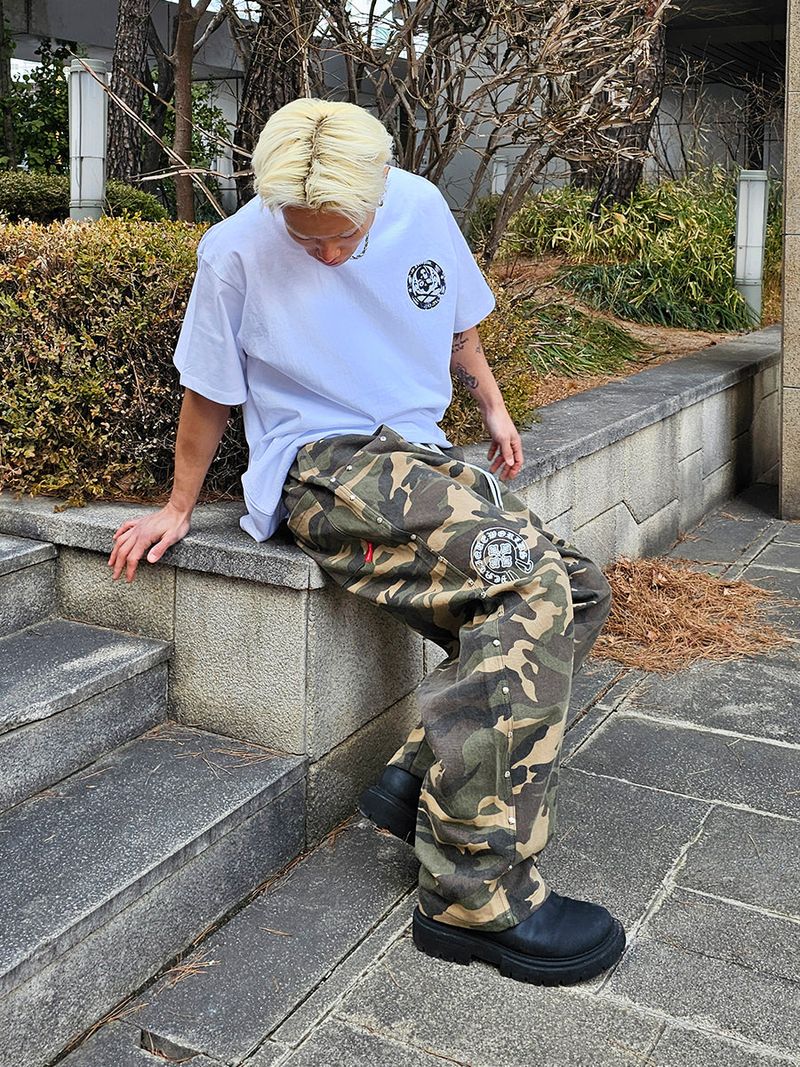 VENTIQUE(ベンティーク)の「VENTIQUE Camoribet Wide pants 2color(Pants)」