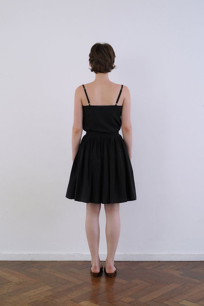 Sleek tensel skirt_black