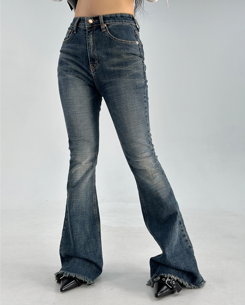 FIT GUARANTEE💙 HIGH MODERN BOOTCUT💙🖤 - 2 COLORS