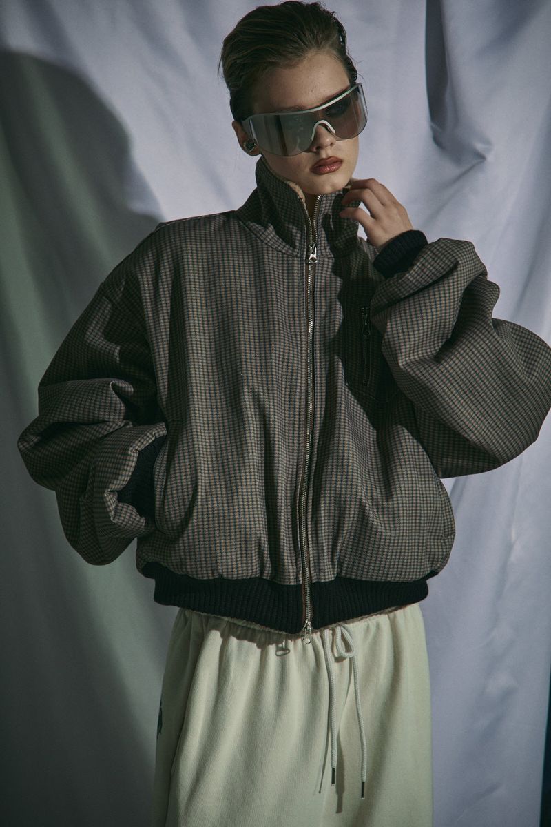 BOUCLE HERRINGBONE JACKET