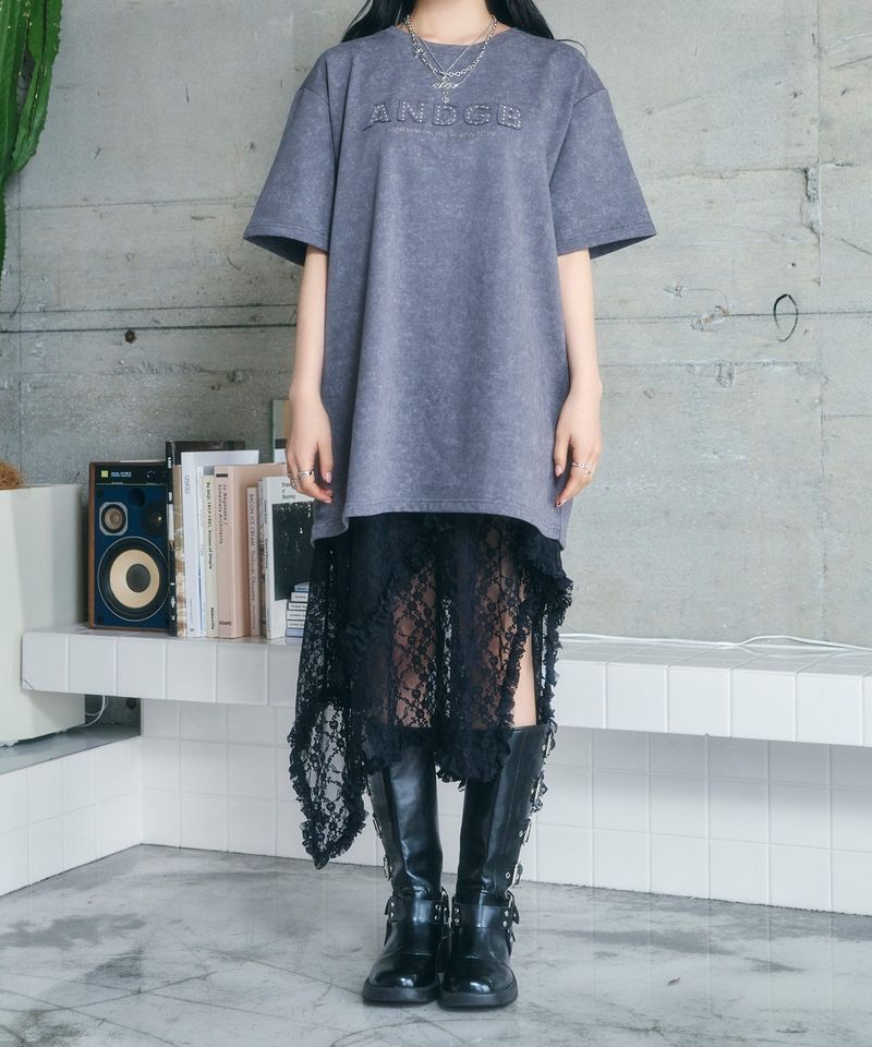 UNISEX スタッズケミカルT