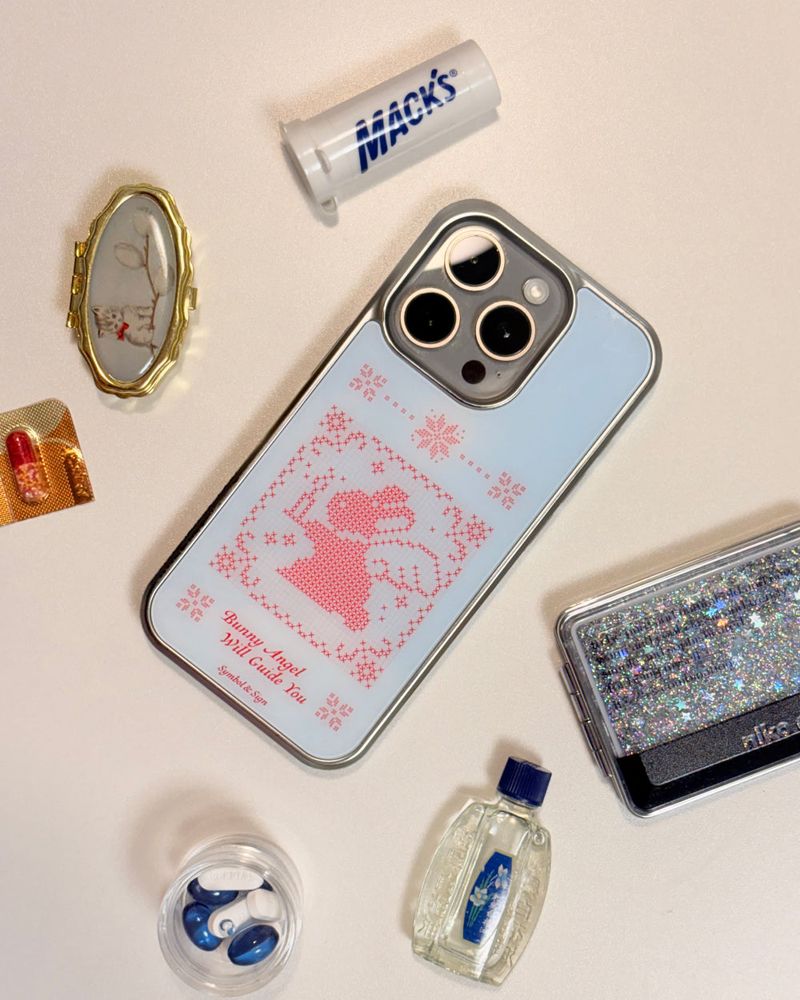 [+MagSafe] Bunny Angel - Red | Bumper Case