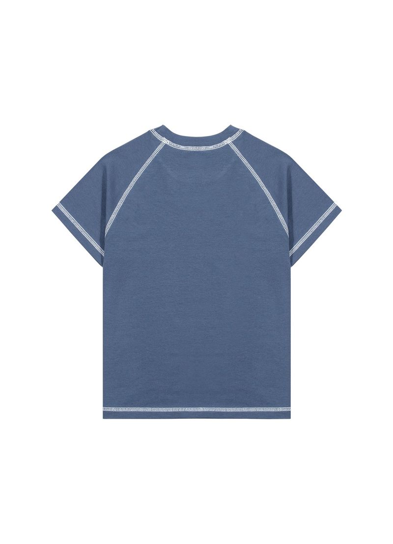 CONTRAST RAGLAN T-SHIRT_Navy