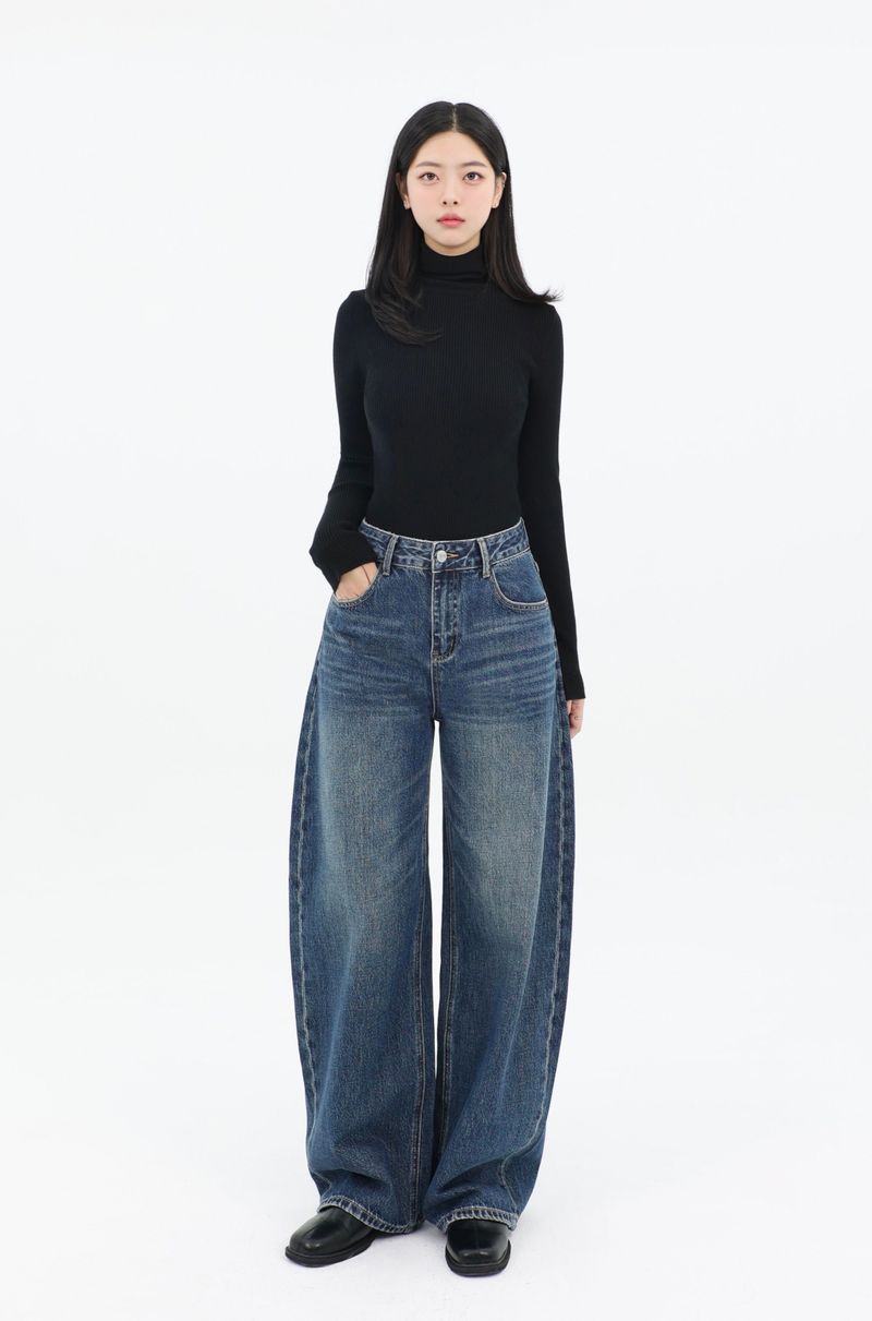 CLASSIC CURVED FIT DENIM_BLUE code 26006