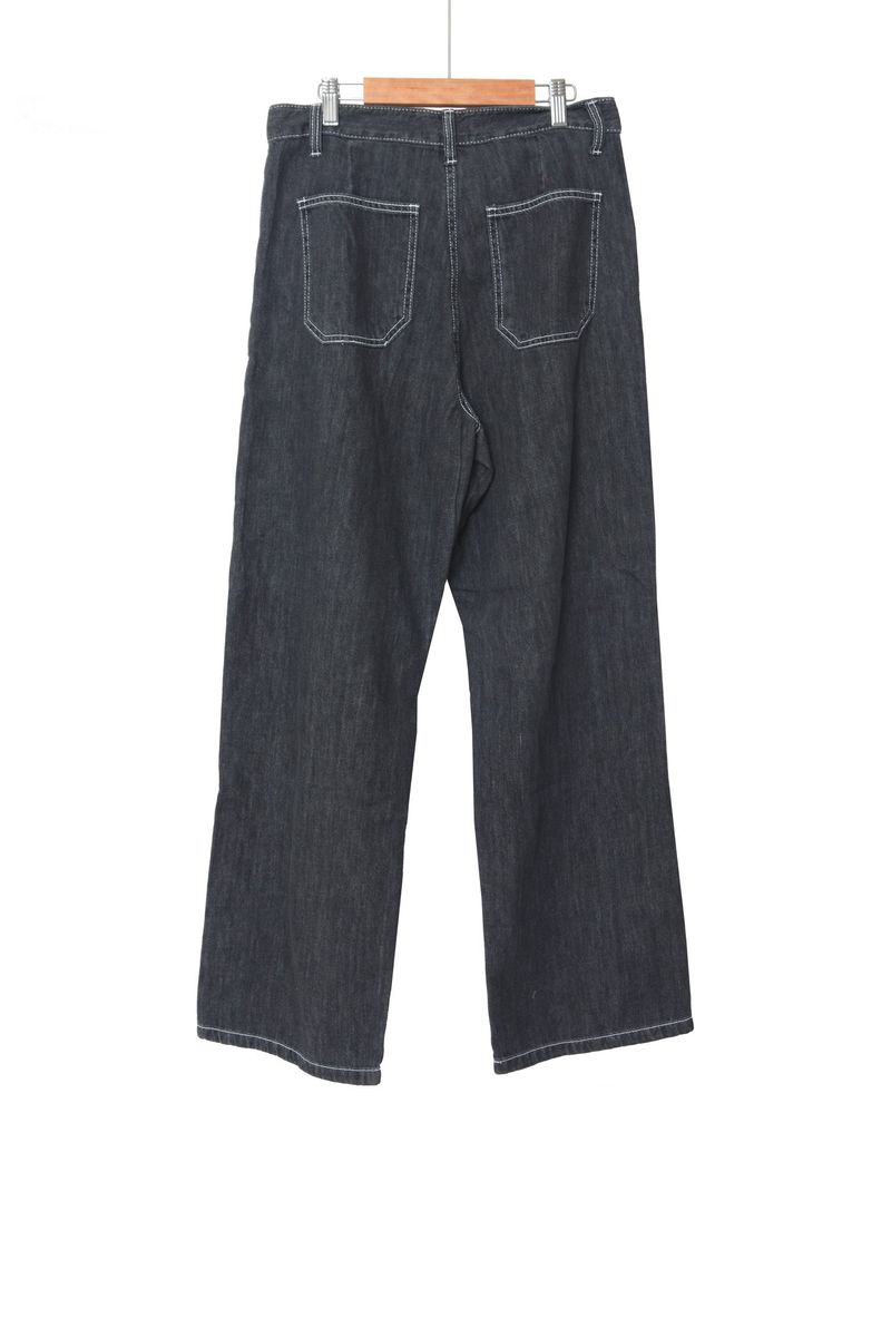 stitch work denim pants