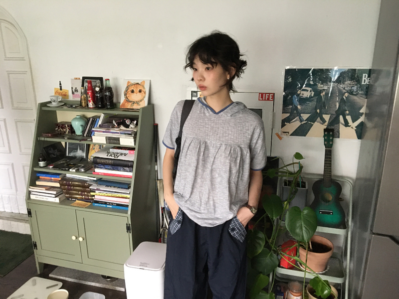 Pisso check string pants (2color)