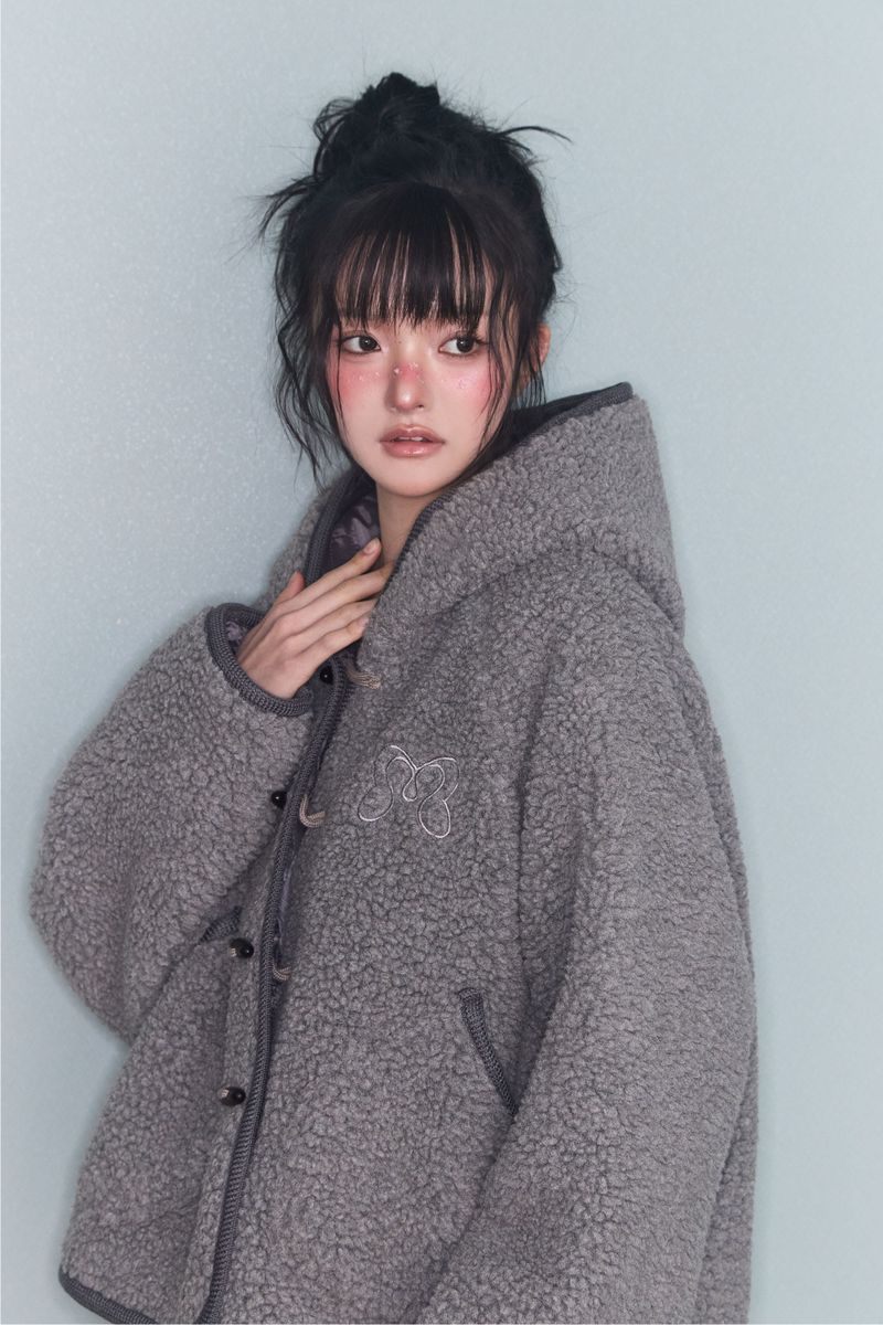 DUFFLE HOOD SHORT JK CHARCOAL