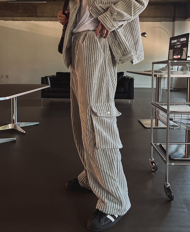 コーデュロイレゴセットアップ (3 color)