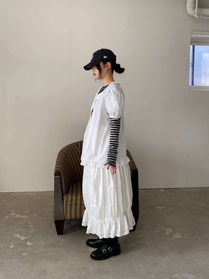 maroni shirring skirt