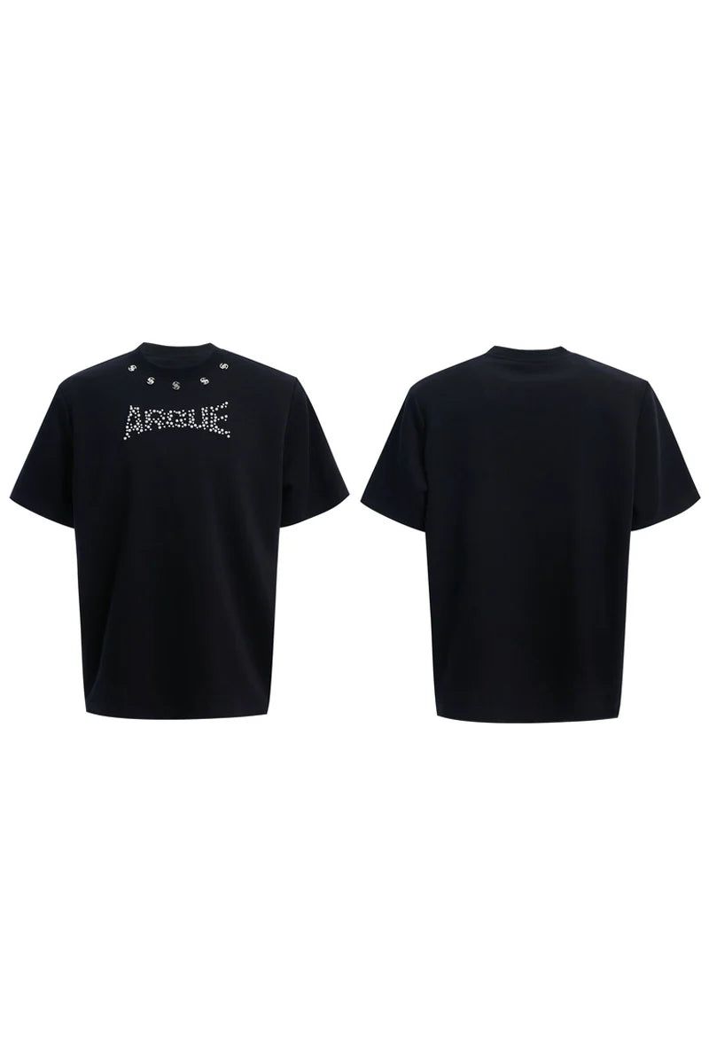 Pearl Logo Padded Shoulder T-Shirt