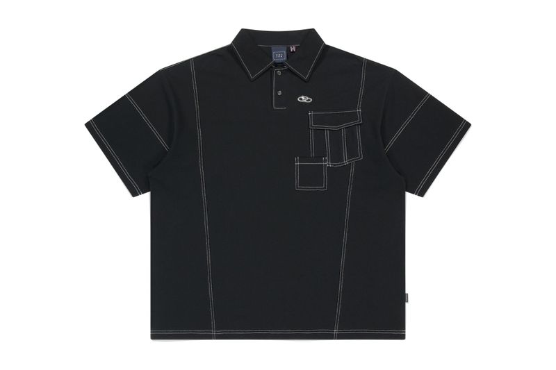 DOUBLE POCKET STITCH PIQUE SHIRT