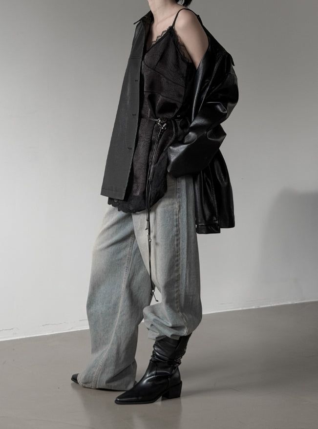 Roti Vintage Washed Wide Denim