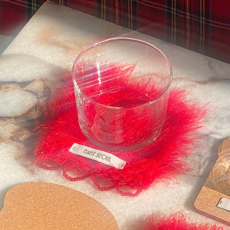 cherry jam coaster