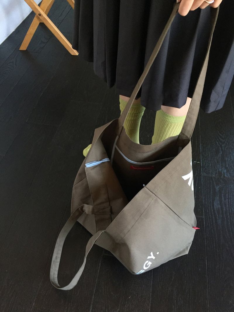 YWD TWILL ECO BAG-KHAKI 