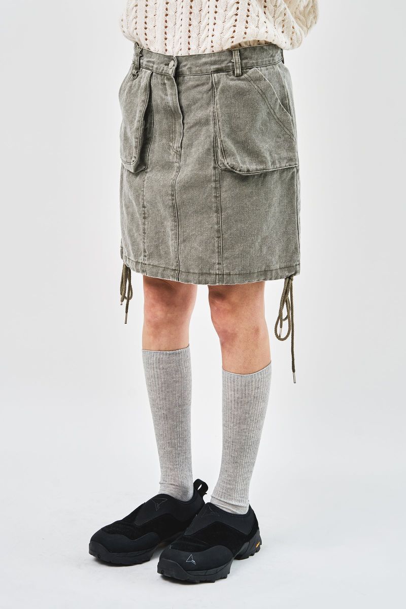 (W) Weth Washed Skirt (2color)