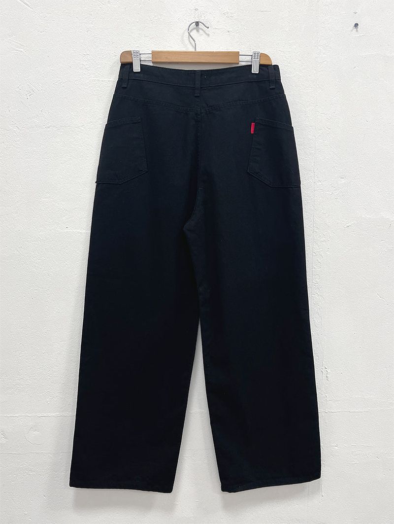 TURN POCKET WIDE COTTON PANTS (2C)