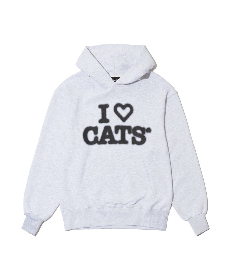 ITZAVIBE（イッザバイブ）の「I LOVE CATS HOODIE（Tops）」