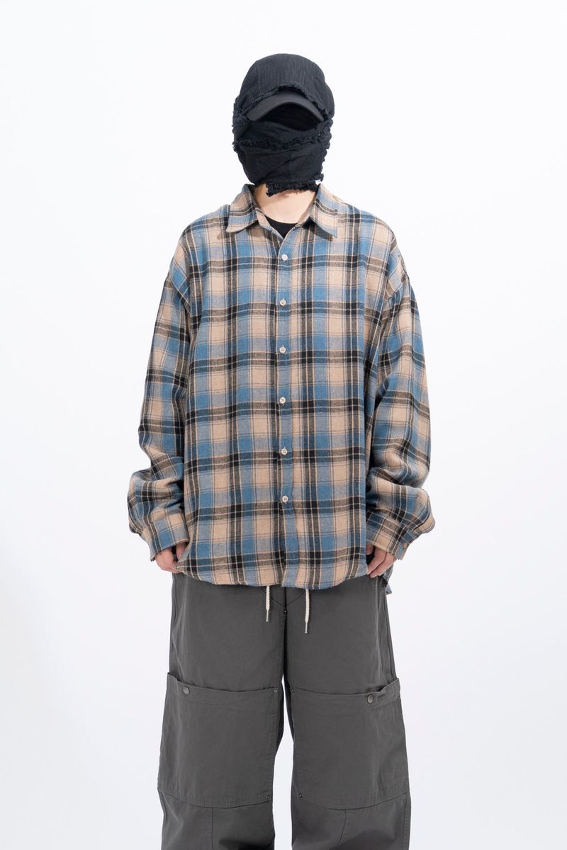 OAN（オアン）の「Ralph boxy over-check shirt（Tops）」