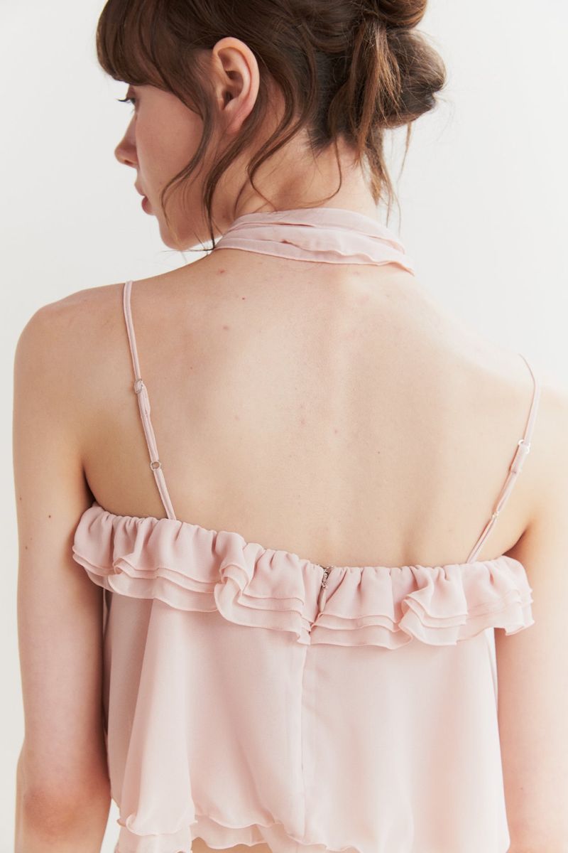 LILY SCARF TOP pink
