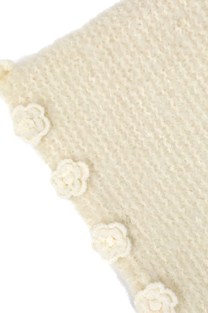 Boucle Flower Bonnet [Ivory]